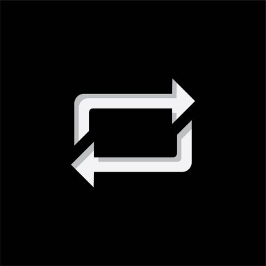 Resimli Simge Arkaplanda İzole Edildi -