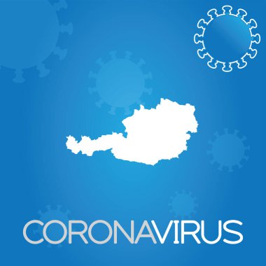 Avusturya 'nın Resimli Ülke Şekli