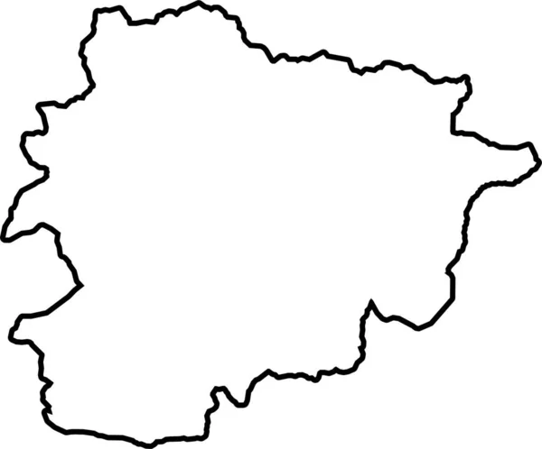 Forme Illustrée Pays — Image vectorielle