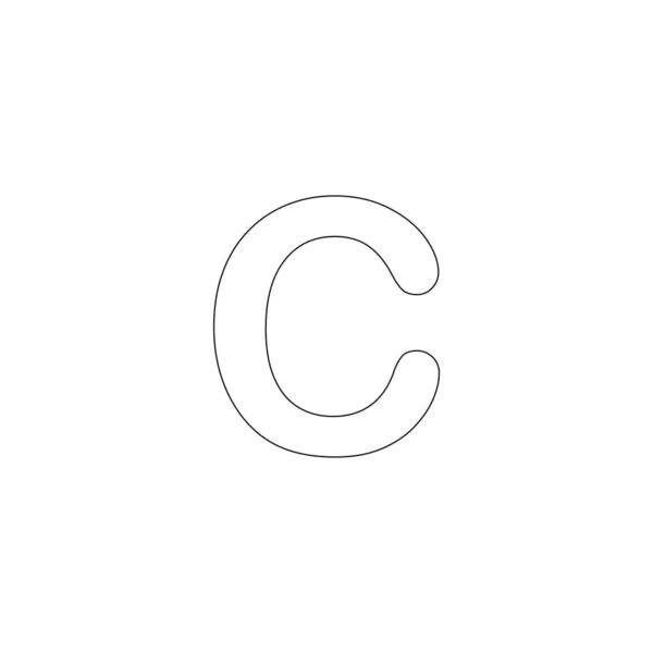 Дизайн Векторной Иллюстрации Логотипа Буквы — стоковый вектор