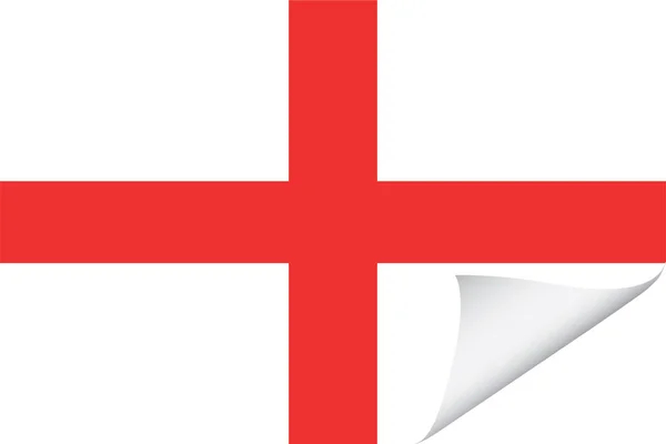 Bandeira Ilustrada Para País Inglaterra — Vetor de Stock