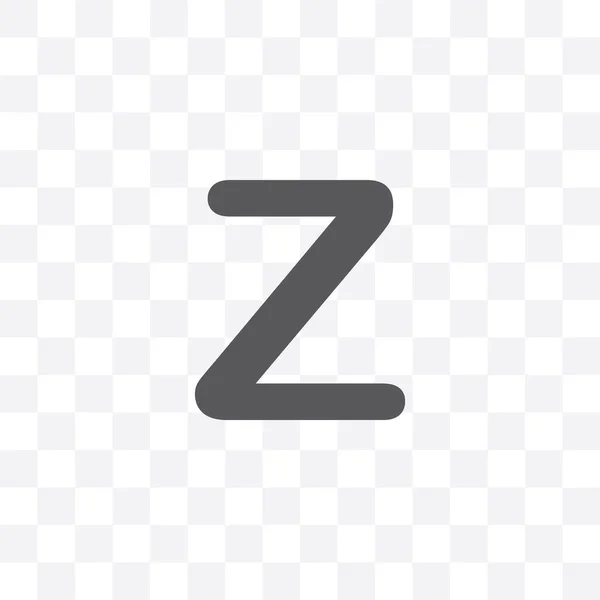文字Zのアイコンのベクトル図 — ストックベクタ