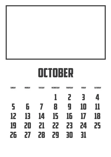 以背景为基础的日历 — 图库矢量图片