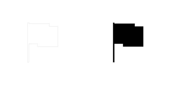 Illustreret Ikon Isoleret Baggrund – Stock-vektor