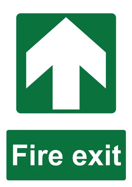 Drucken Fire Exit Forward Vektor Illustration — Stockvektor