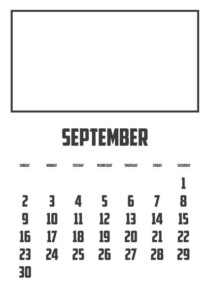 Calendario Aislado Sobre Fondo — Vector de stock