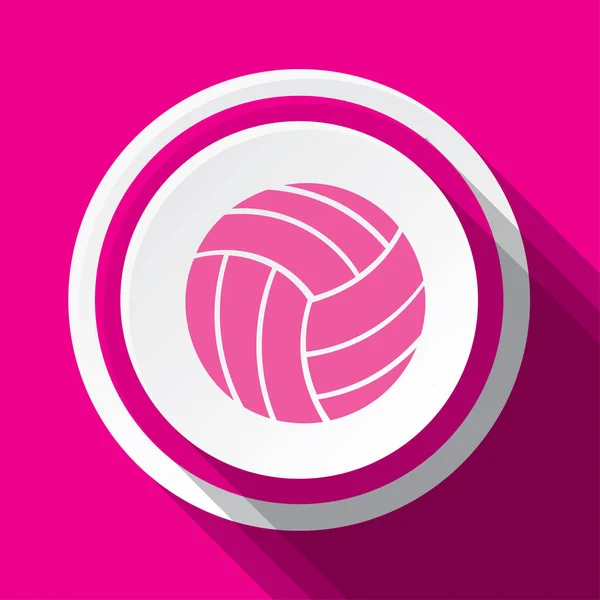 Pink Vector Icon Design Ball — Stock Vector