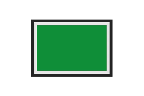 Ilustração Vetorial Bandeira Líbia — Vetor de Stock