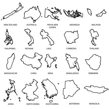 Resimli Ülke Şekil Paketi