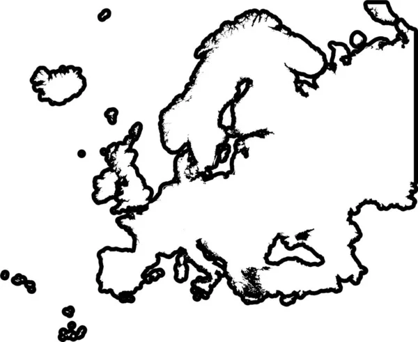 Geïllustreerde Vorm Van Het Land — Stockvector