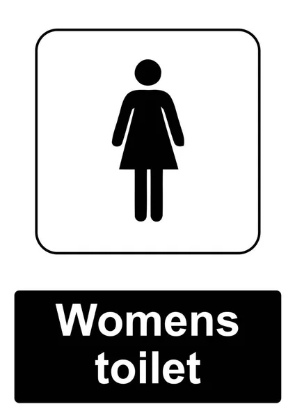 公開情報 女子トイレ — ストックベクタ