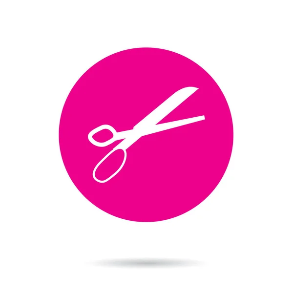 Vector Illustration Scissors Icon — Stock Vector