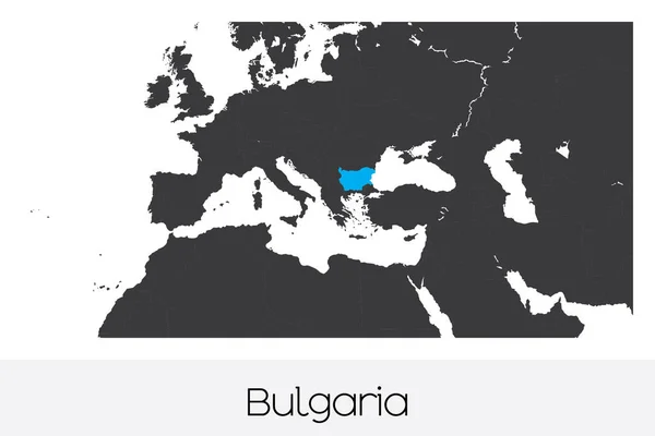 Forma País Ilustrada Bulgaria — Vector de stock