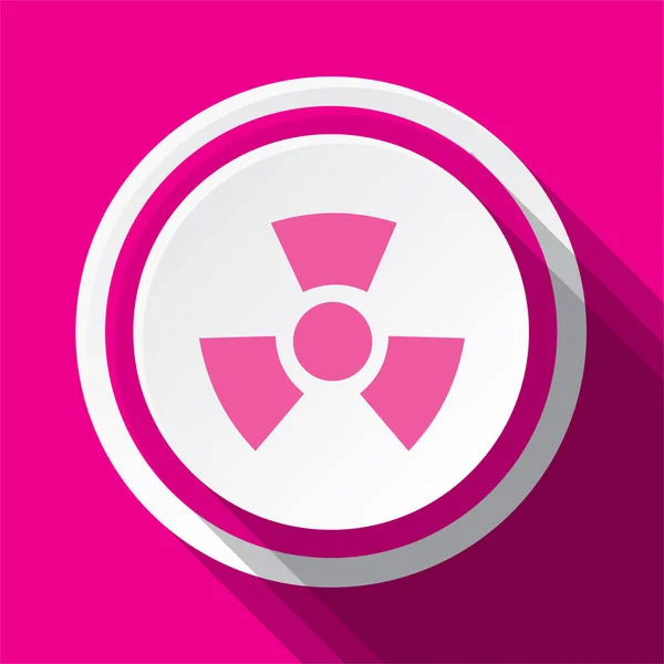 Pink Vector Icon Design Radio Active — 스톡 벡터