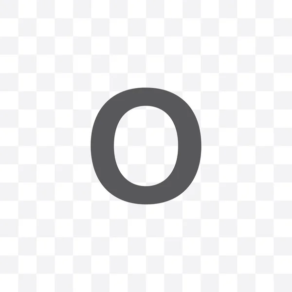 文字Oのアイコンのベクトル図 — ストックベクタ
