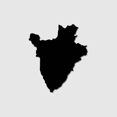 Burundi 'nin Gölgesini Düşüren Resimli Ülke ŞekliName