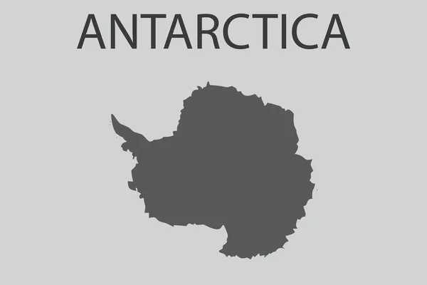Ένα Εικονογραφημένο Ηπειρωτικό Σχήμα Της Ανταρκτικής — Διανυσματικό Αρχείο