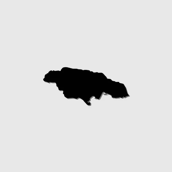 Ilustrovaný Obrazec Země Kapkovým Stínem Jamajky — Stockový vektor