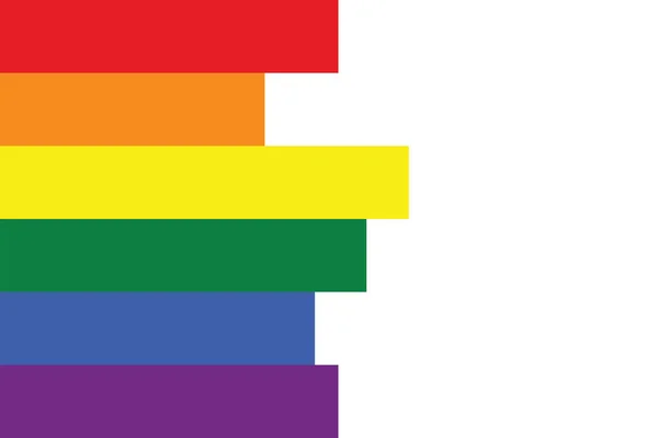 Illustration Drapeau Lgbt — Image vectorielle