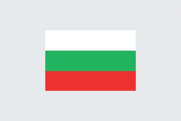 Флаги 4Mp Half Cross Bulgaria — стоковый вектор