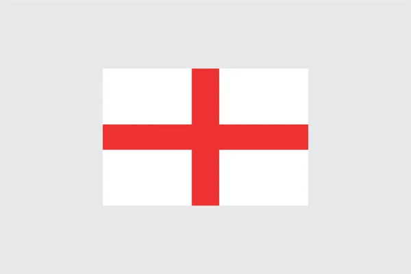 Flags 4Mp ハーフクロスイングランド — ストックベクタ