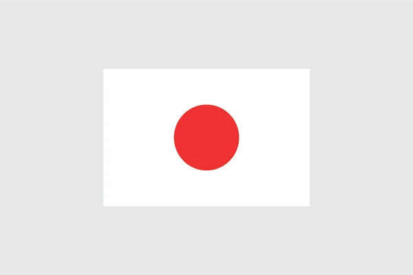 Flags 4Mp Half Cross_Japan Japan — Stock Vector