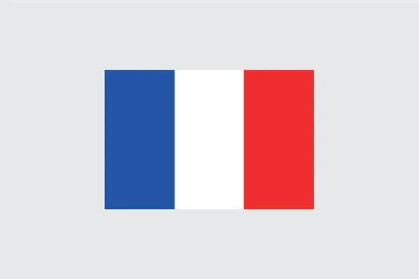 Flags 4Mp Half Cross France Лицензионные Стоковые Векторы