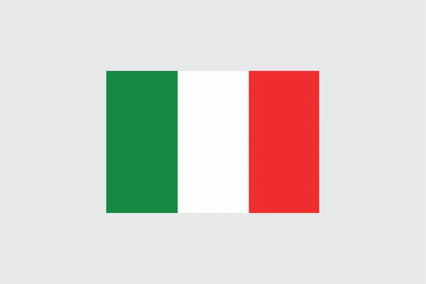 Flaggen 4Mp Half Cross Italy Italien lizenzfreie Stockillustrationen