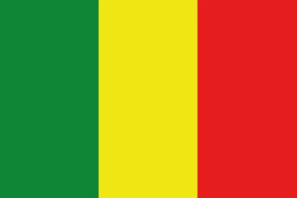 Le drapeau de Mali — Image vectorielle
