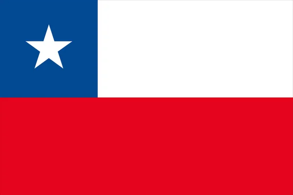 Bandeira de Chile —  Vetores de Stock