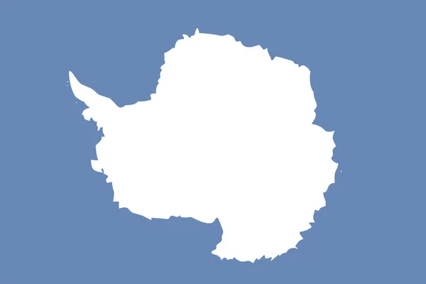 La Bandera de Antarctica — Vector de stock