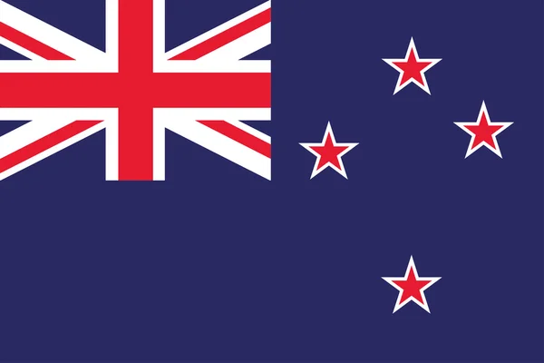 The flag of New Zealand — Stock Vector