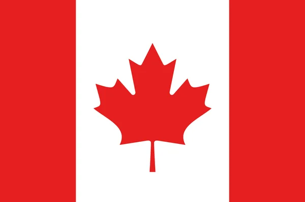 The flag of Canada — Stock Vector