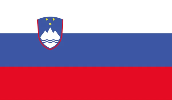 De vlag van Slovenië — стоковий вектор