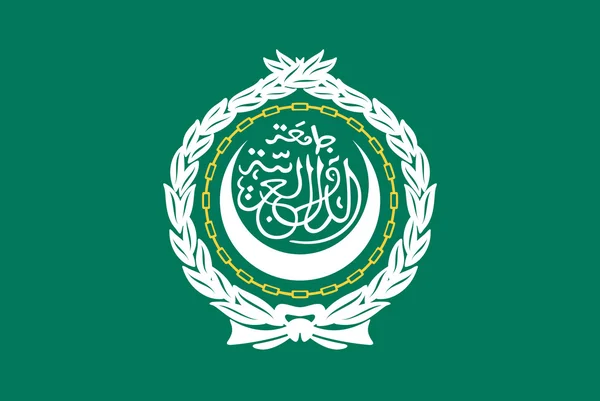 Le drapeau de la Ligue arabe — Image vectorielle