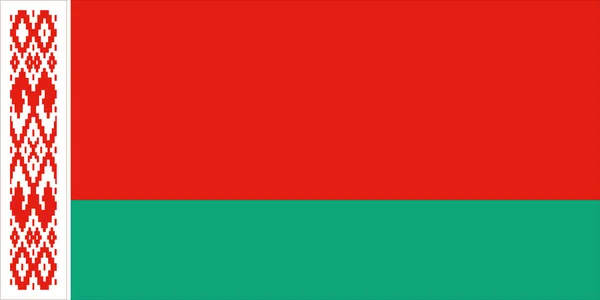 La Bandera de Belarus — Vector de stock