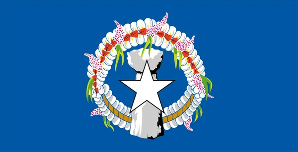 Mariana-szigetek zászlaja — Stock Vector