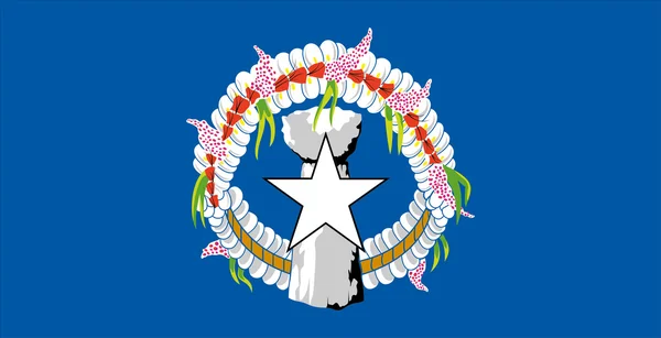 Die Flagge von marianas — Stockvektor