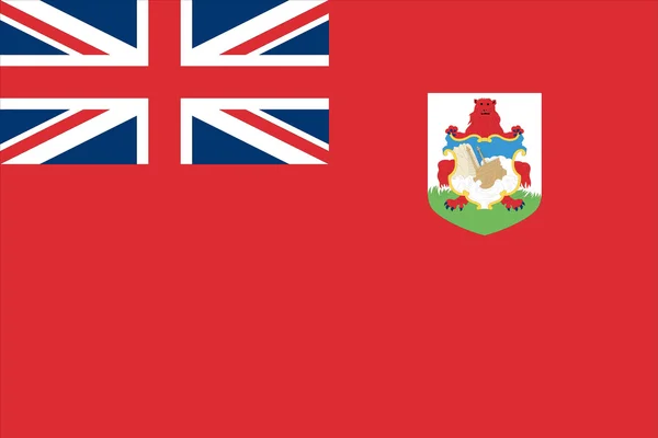 De vlag van bermuda — Stockvector