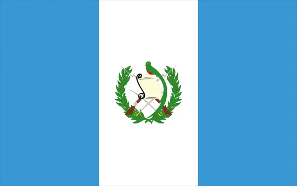 Le drapeau du Guatemala — Image vectorielle