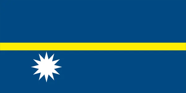 Прапор Науруnauru Cumhuriyeti bayrağı — стоковий вектор