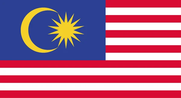 Bandeira de Malaysia —  Vetores de Stock