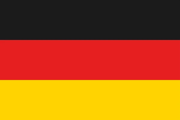 La bandiera di germany — Vettoriale Stock