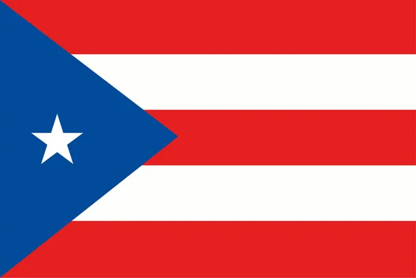 A Bandeira de Porto Rico —  Vetores de Stock