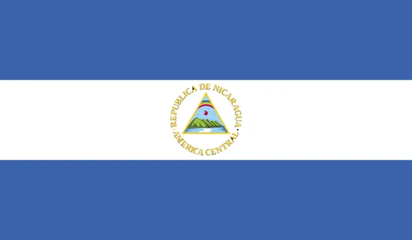 Die Flagge von Nicaragua — Stockvektor