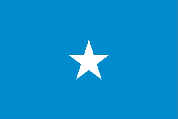 The flag of Somalia — Stock Vector