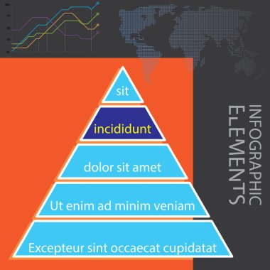 modern Infographic grafik çizimi