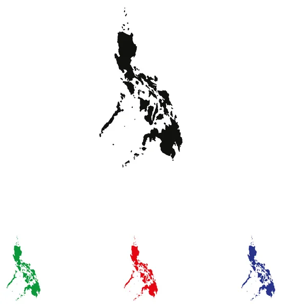 Філіппіни icon з чотирьох колірних варіацій — стоковий вектор