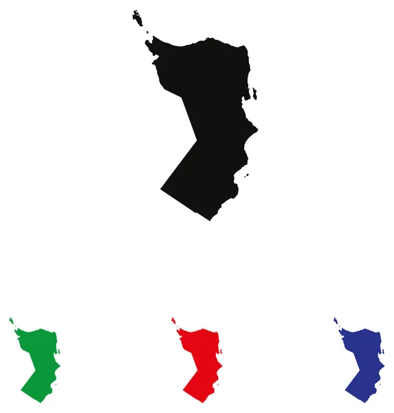 Icône Oman avec variations de couleur — Image vectorielle