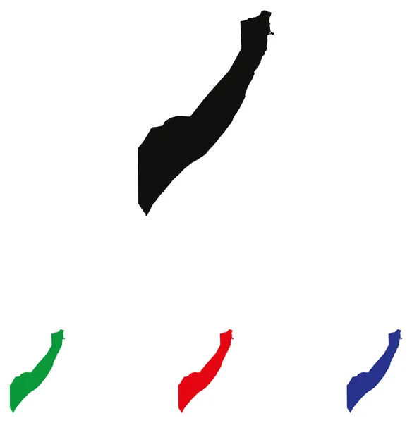 Icône de Somalie avec quatre variations de couleur — Image vectorielle